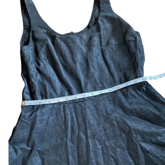 Classic Grey Dress with pockets b - Picture 6 of 9